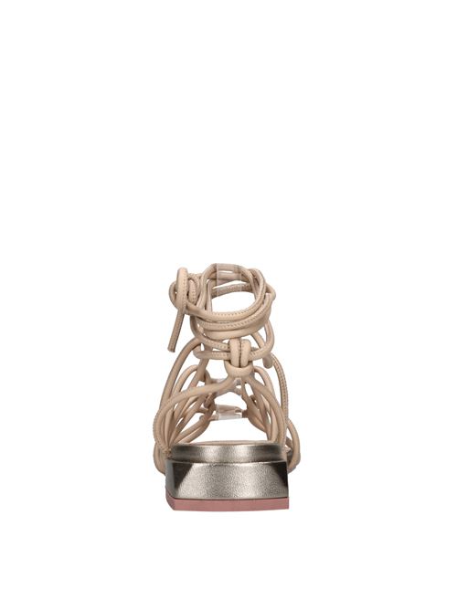 Sandali in pelle LORENZO MARI | SAMU MAG 40 VIT./LAMINATOBEIGE